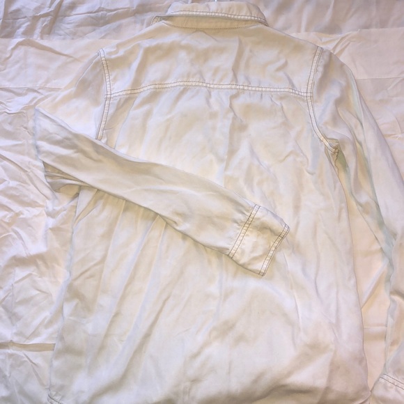White denim button down - Picture 3 of 3